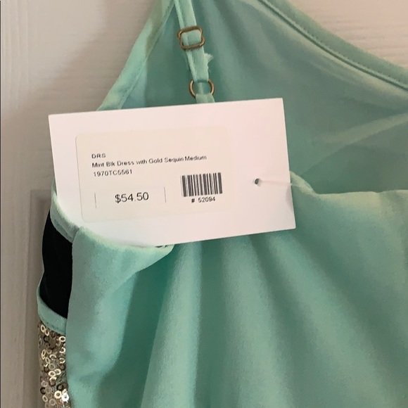 Mint green mini dress - Picture 5 of 7